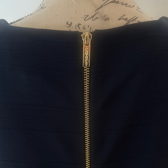 Chaps Navy Sleeveless Midi Dress - Picture 4 of 5